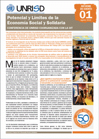 Potencial y Límites de la Economía Social y Solidaria (Informe de Evento)